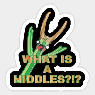 What is a Hiddles?!? Sticker